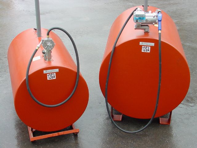 500 gallon horizontal fuel tank package